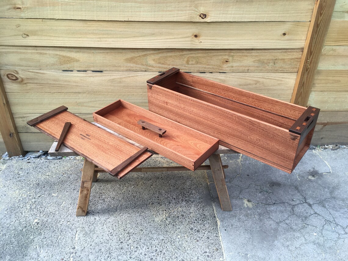 Full Size Japanese Toolbox Traditional Style With Inner Tool Etsy UK