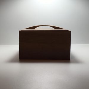 Cherry and Walnut Box - Handmade Wood Keepsake