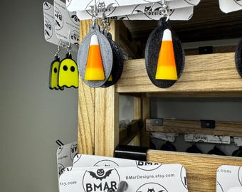 Candy Corn Earrings, Sweet Treats for Halloween or Fall