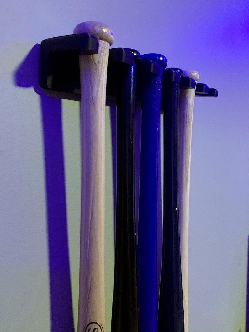 Mini Baseball Bat Rack Holder Display Miniature Souvenir Bats in Style