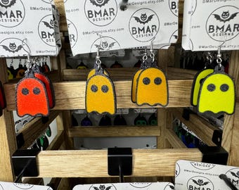 Ghost Earrings, Little Ghosties for Halloween or Fall