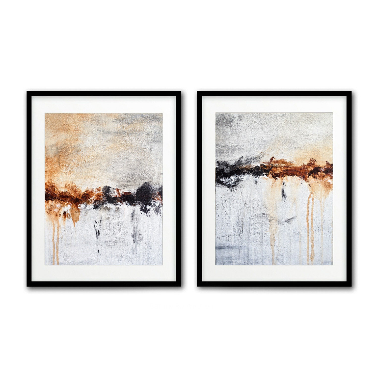 Printable Art Abstract Print Digital Download Set of Two Lines - Etsy