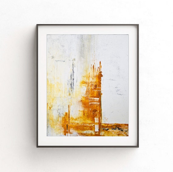 Printable art instant download printable art abstract print yellow white painting wall decor modern abstract print design artwork home decor