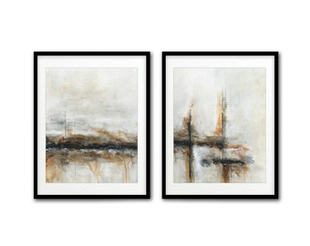 Set of 2 digital prints printable art instant downloadable wall decor diptych prints abstract digital prints modern artwork home decor