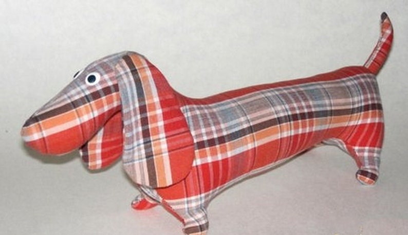 Hund Hund Schnittmuster Muster Hund Kuscheltier Dackel Etsy