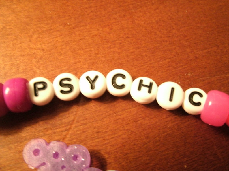 Espeon Perler Bead Kandi Necklace