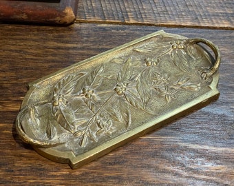 Antique 1920s Bronze Vanity Tray- signed D. Alonzo