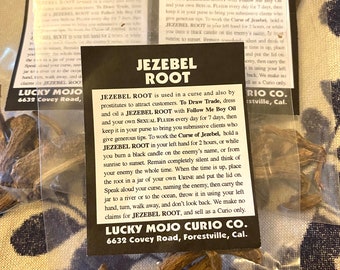 Jezebel Root / Oil Products - Used for Hoodoo Magic - Lucky Mojo Curio Product