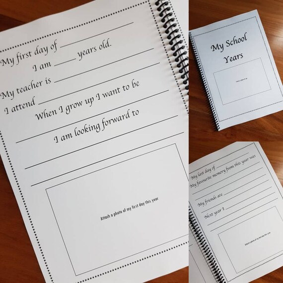 PRINTABLE/DIGITAL DOWNLOAD My School Years/ My First Day of | Etsy
