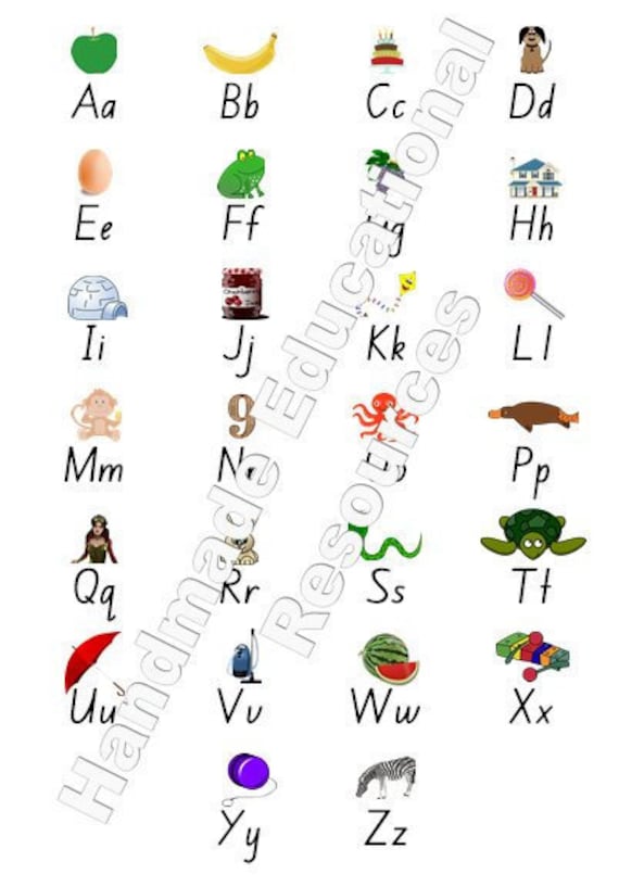 Alphabet Chart Download