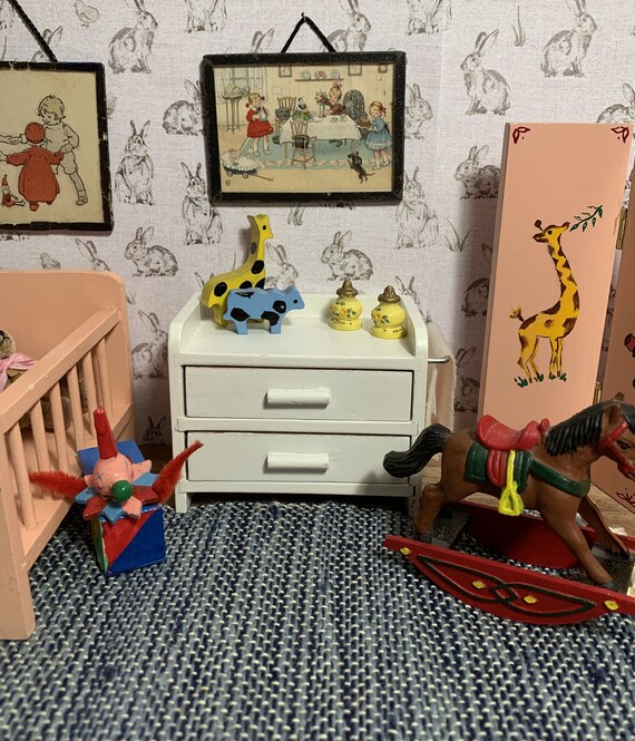 Mid century baby changing cheap table