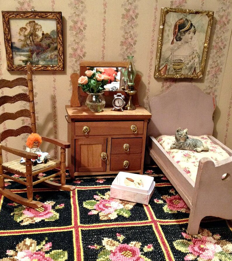 Miniature Formez Shackman Dresser With Mirror Vintage From Etsy
