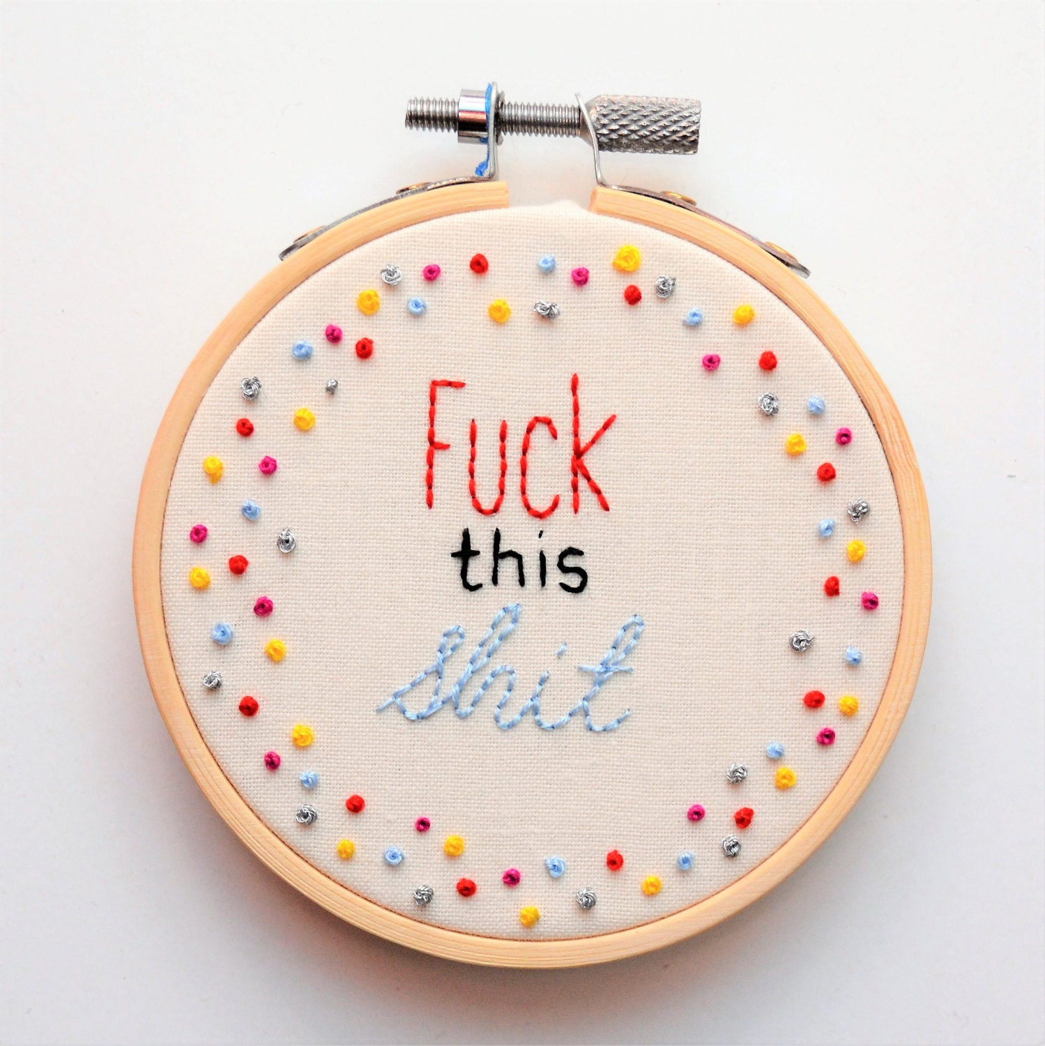 Primary Colors oh fuck Embroidery Kit - Beginner – Pretty Rude