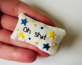 ¡Oh, mierda! Bolsa de lavanda calmante para blasfemias de bolsillo