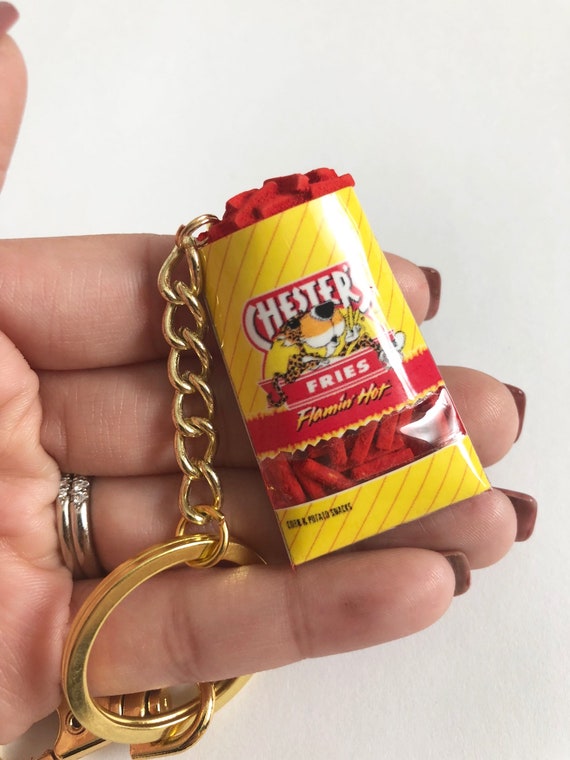 Chester S Flamin Hot Fries Keychain Etsy