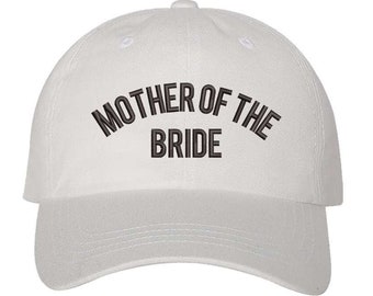 Mother of the Bride Hats Wedding Day Baseball hat Bachelorette Party Hats Engagement Baseball Caps Personalized Gifts for Mother in Law Gift