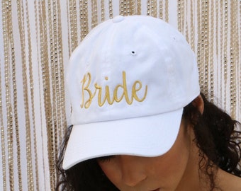 BRIDE Dad Hat Brides to be Dad Hats, Bachelorette Party hats Bridesmaid Gift,  Bride To be Honeymoon Dad Hats, Bride to be Caps for brides