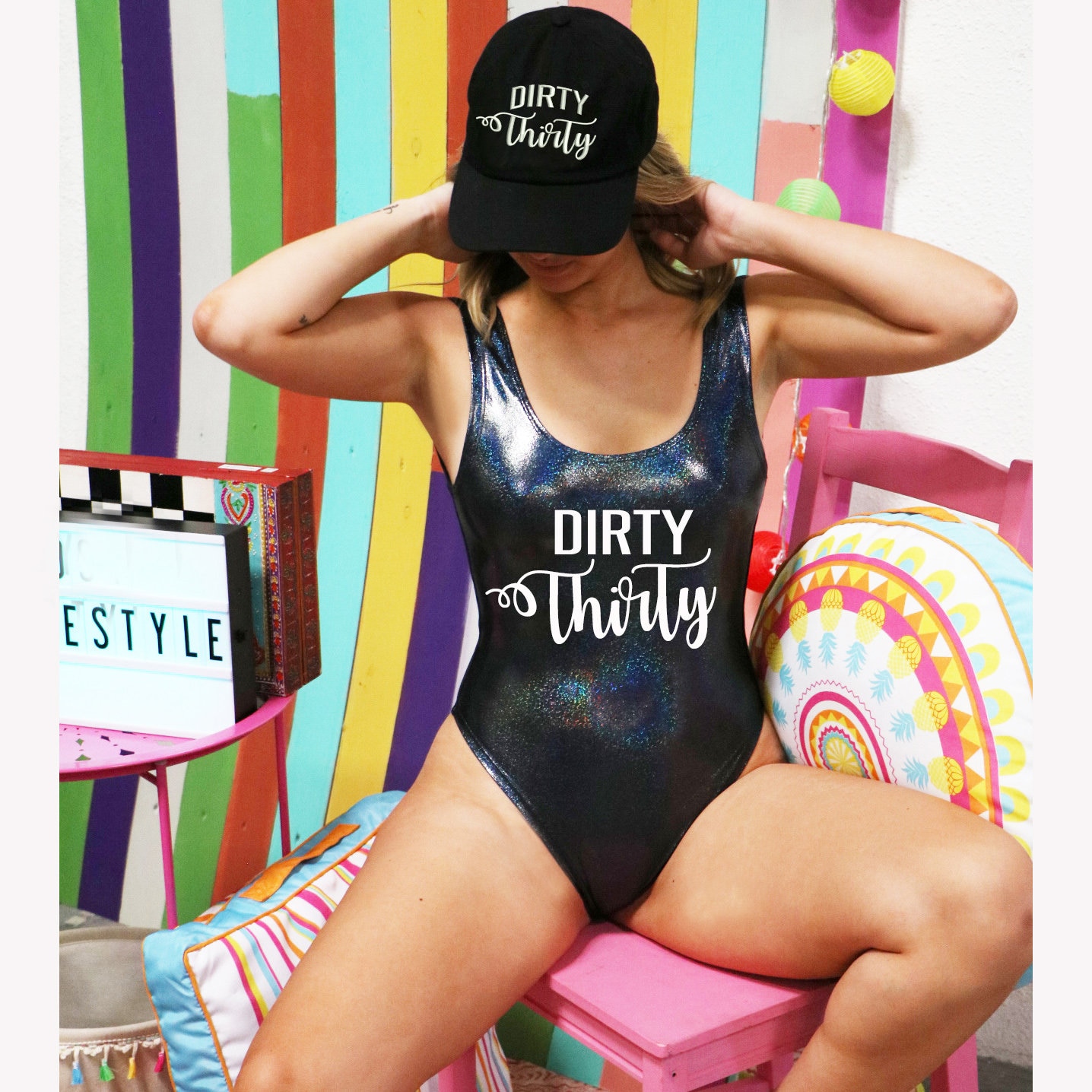 Dirty Thirty Swimsuit Birthday Girl Bikini , Dirty 30 Squad Swimsuit  Birthday Girl Swimsuit 30th Birthday Dirty 30 Party, Birthday Swimwear 