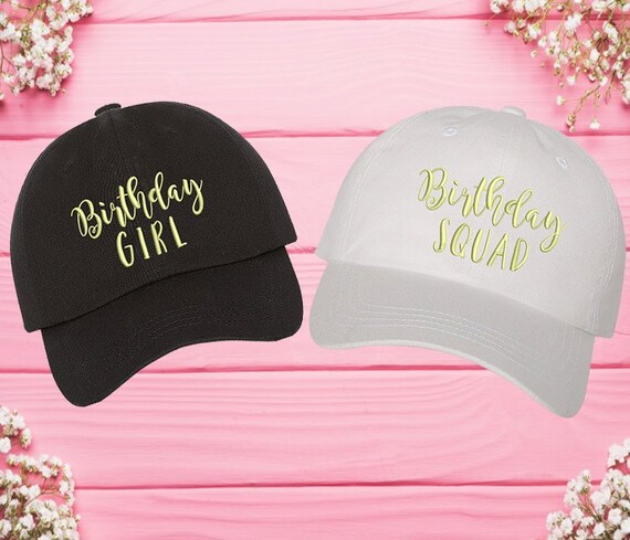 birthday baseball cap
