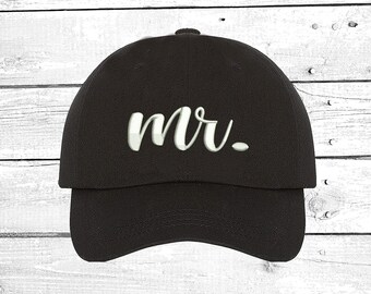 MR, Dad Hats, Wedding Day Baseball hat, Bride Dad Cap, Marriage Cap, Unisex Hat