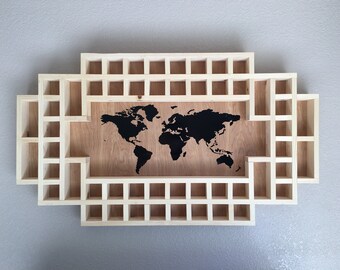 Shot glass display | Etsy