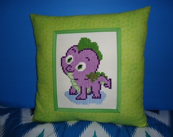 Embroidered Dragon Pillow, My Little Pony Kids Room Decor