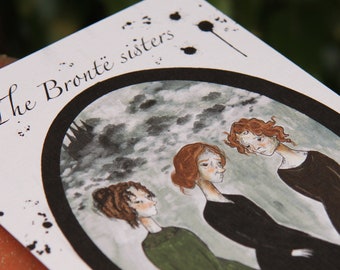 The Brontë sisters art print