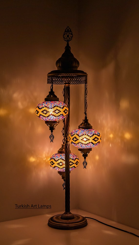 Turkish Lamp Floor Lamps Standing Night Light Moroccan Lamp 39 Height Free Fast Shipping