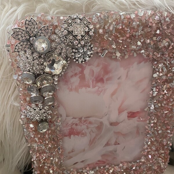 Bling Picture Frame Etsy