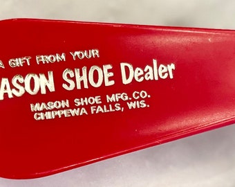 Advertising Shoe Horn Red Chippewa Falls Wisconsin Mason’s Store