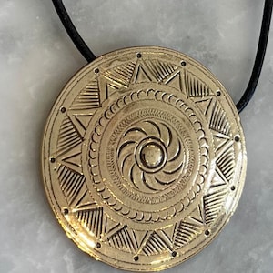Hillestad Pendant Necklace Modern Celestial Norway Signed Designer