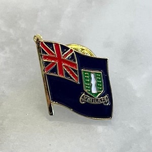 British Flag Pin Vigilate Enamel Gold Lapel
