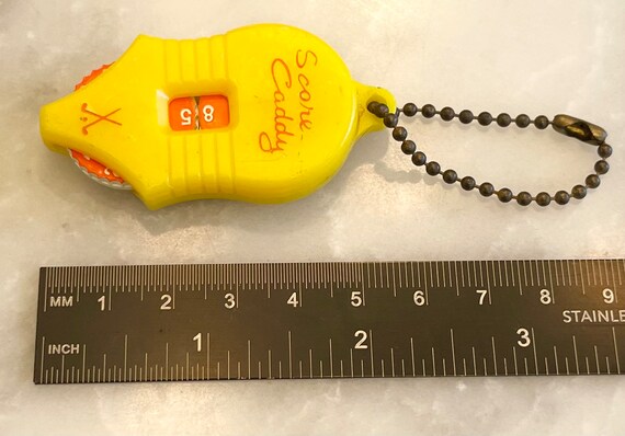 Gold Caddy Keychain Retro Working Dial - image 2