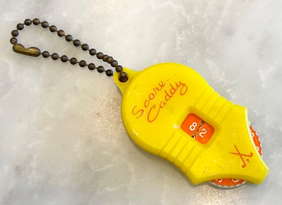 Gold Caddy Keychain Retro Working Dial - image 5