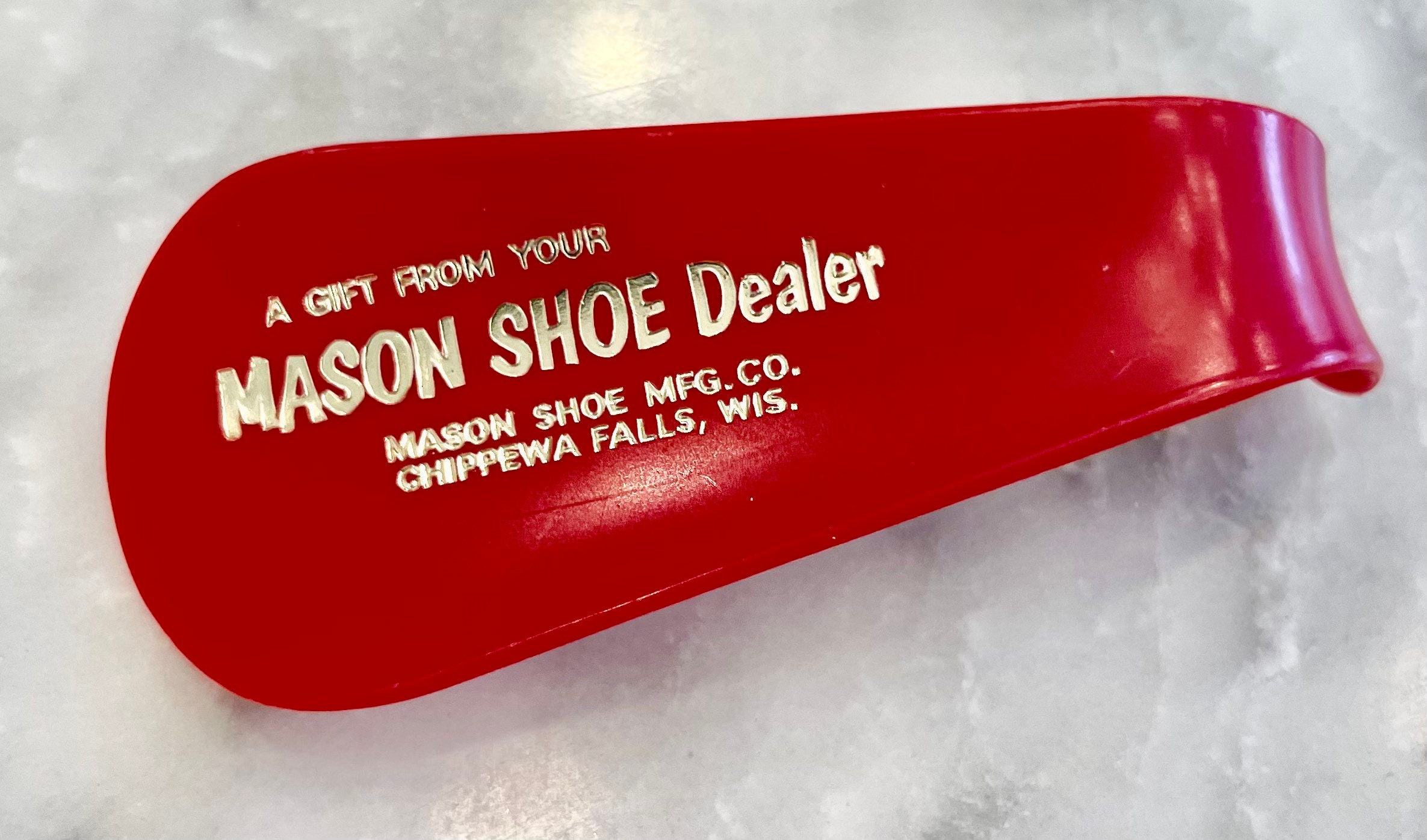 Advertising Shoe Horn Red Chippewa Falls Wisconsin Masons - Etsy