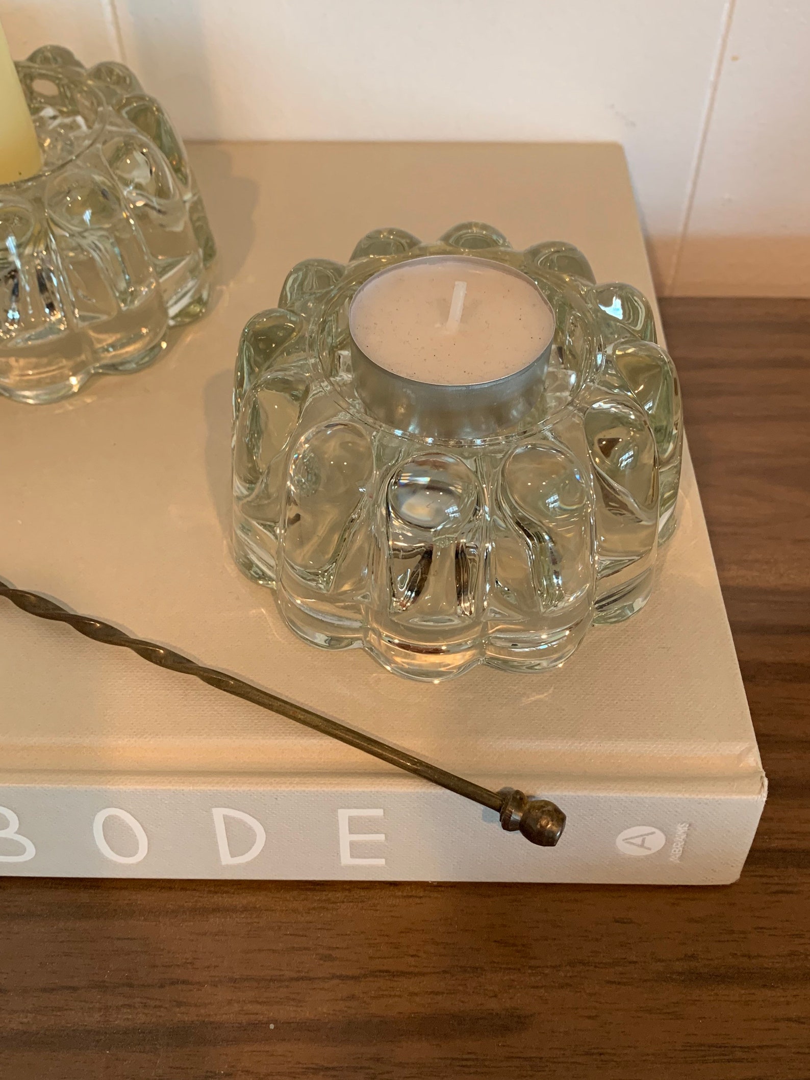 Vintage Bubble Candlestick holders Etsy