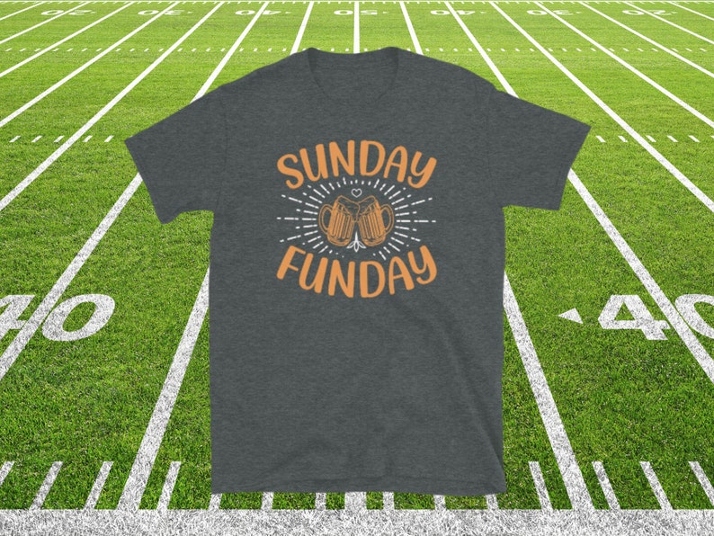 Sunday Funday Shirt Game Day Shirt Monday Funday Gift Boy Mom Lake Life Best Sunday shirt Beer lover gift Beer gift vintage brunch Football image 1