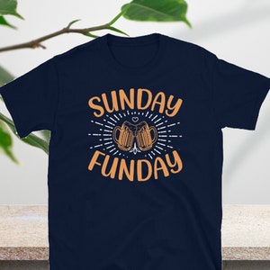 Sunday Funday Shirt Game Day Shirt Monday Funday Gift Boy Mom Lake Life Best Sunday shirt Beer lover gift Beer gift vintage brunch Football image 3