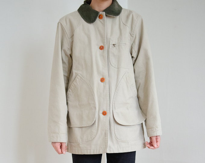 Vintage LL Bean Canvas Duck Hunting Coat Etsy