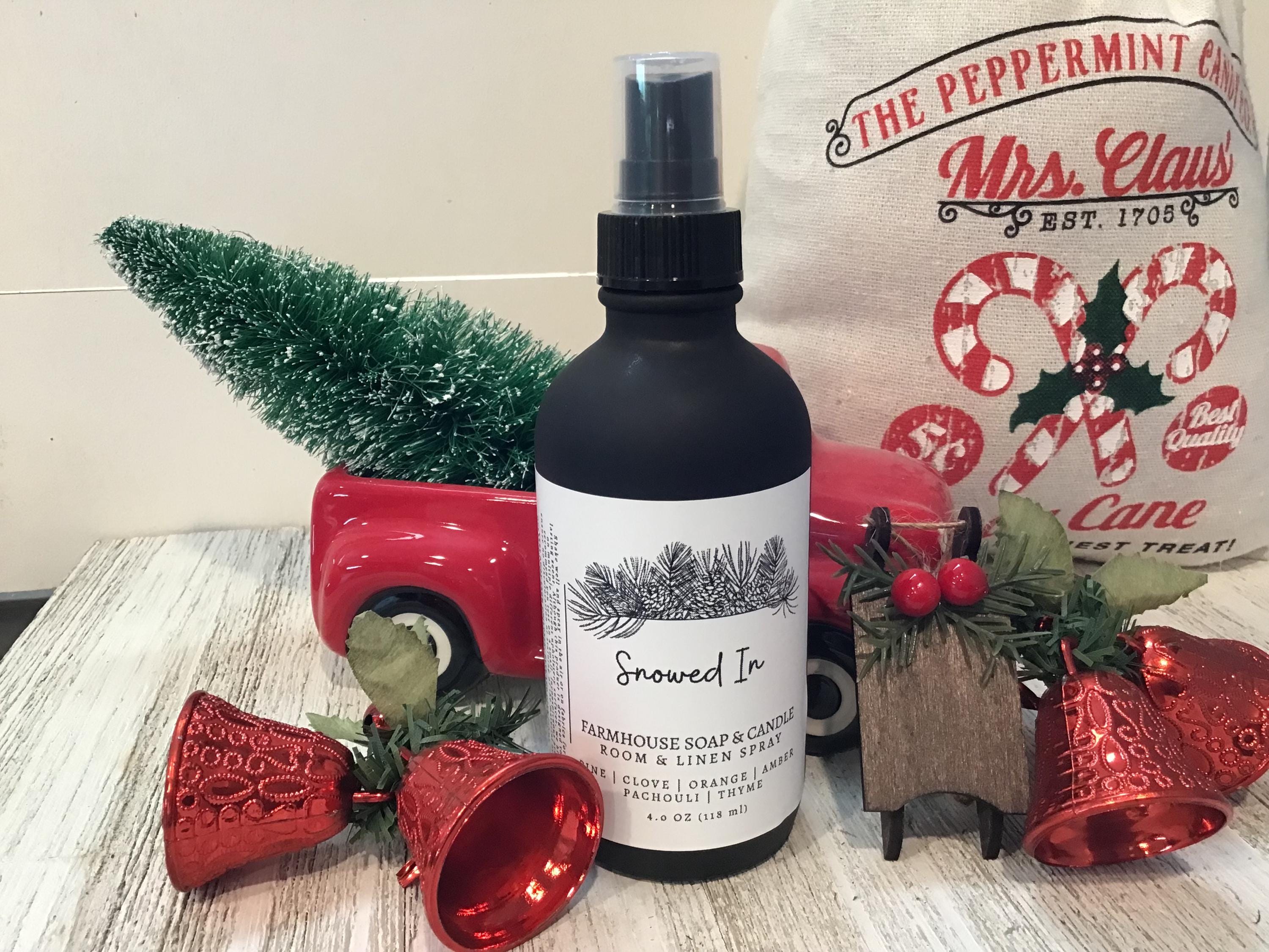 Winter / Christmas Fragrance 4oz Room & Linen Spray | Home Fragrance | Room / Linen Spray | Air Freshener Spray | Phthalate Free | Non Toxic