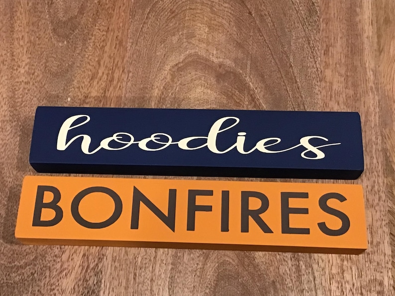 Fall Wood Block Sign | Fall Decor | Shelf Sitter Sign | Fall Tiered ...