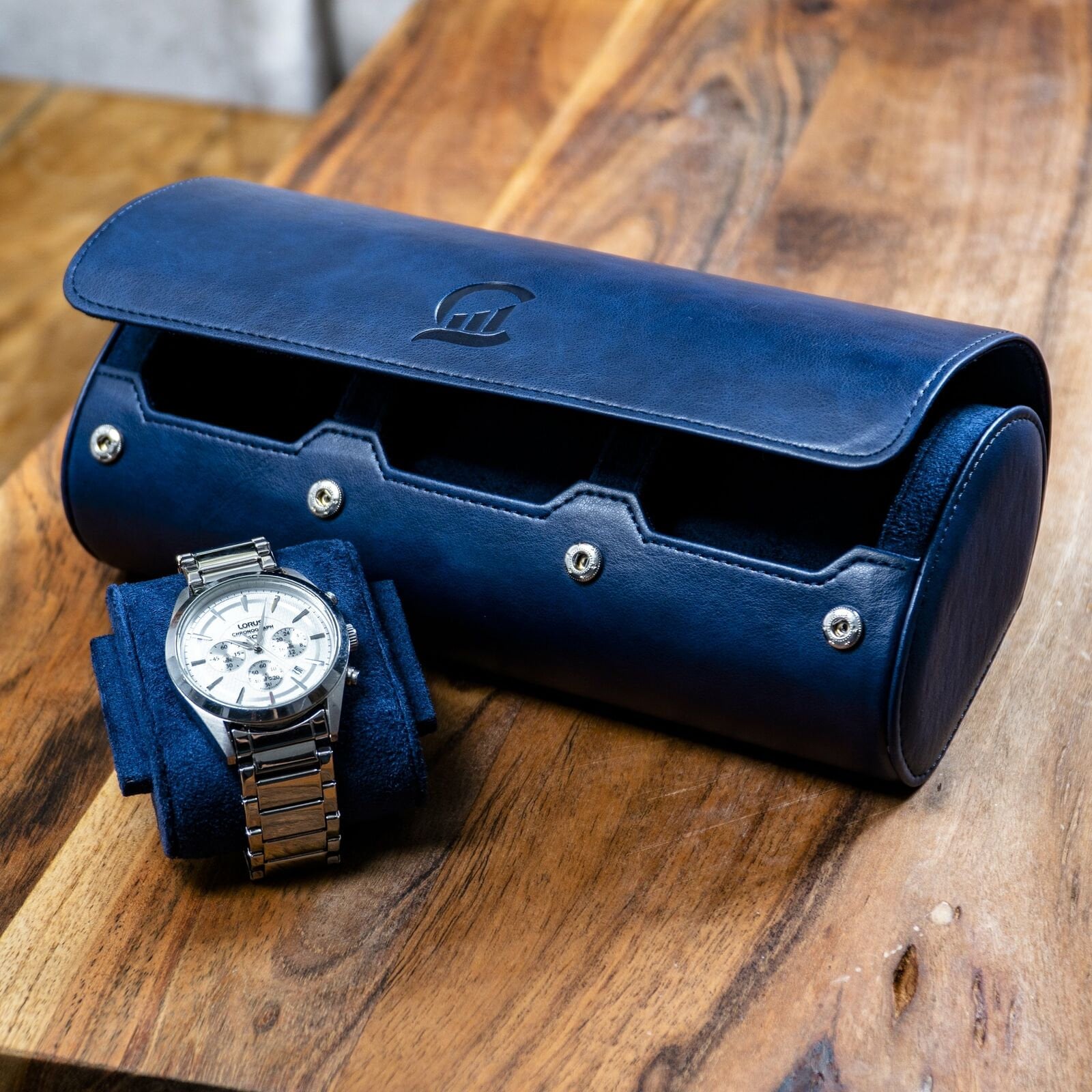 etsy leather watch travel case