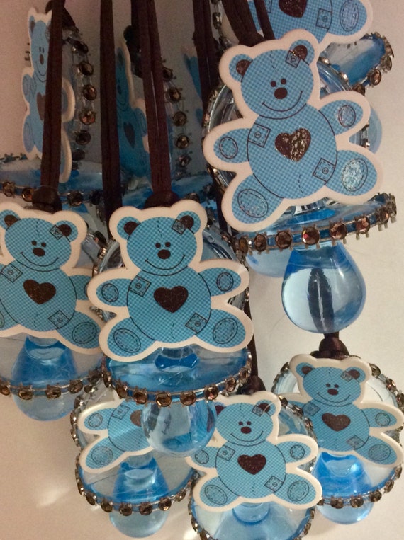 Bear Brown Baby Shower Pacifier Bear Brown Baby Shower Etsy