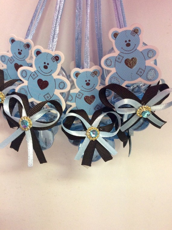 Bear Brown Baby Shower Pacifier Bear Brown Baby Shower Etsy