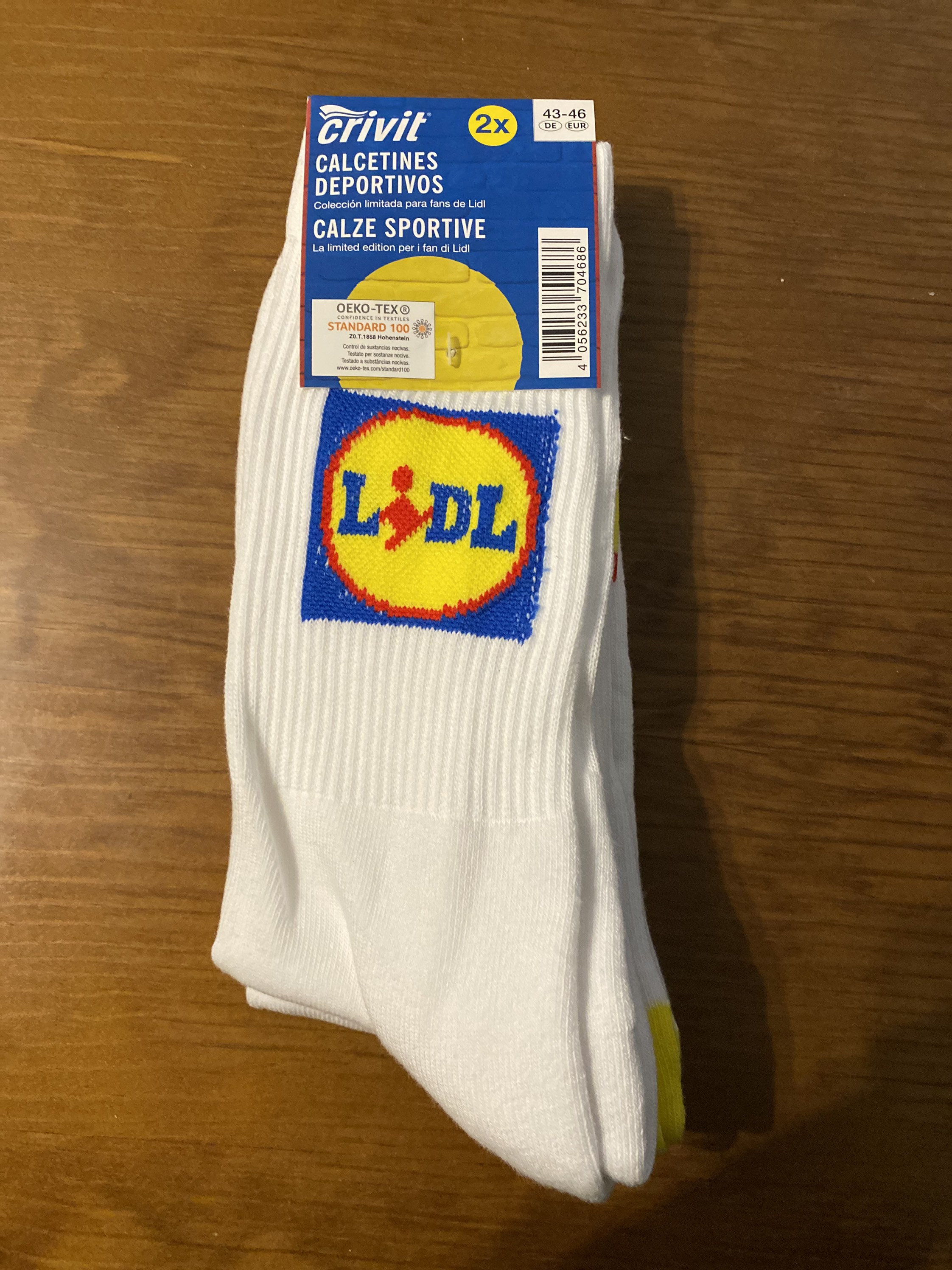 Hond Communisme ontgrendelen 2 paar Lidl sokken Limited Edition schoenen 43/46 maat uk - Etsy Nederland