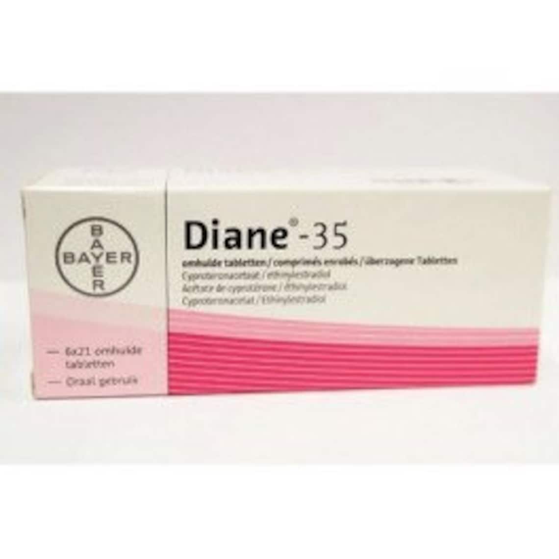 Diane 35 tablets Pregnancy prevent vitamins 3x21 Pills | Etsy