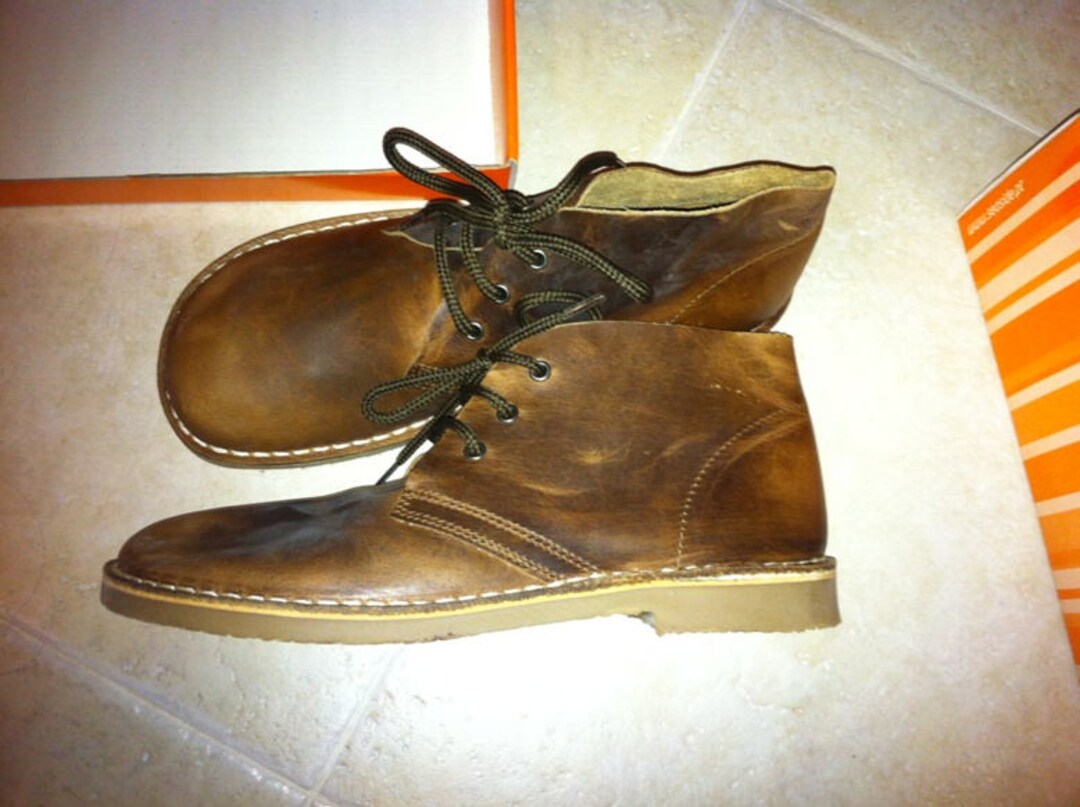 Buy Leather Boots Size 37 UK4 Hand Made Online in India Etsy