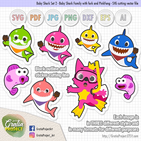 Free Free 109 Cartoon Svg Baby Shark Clipart SVG PNG EPS DXF File