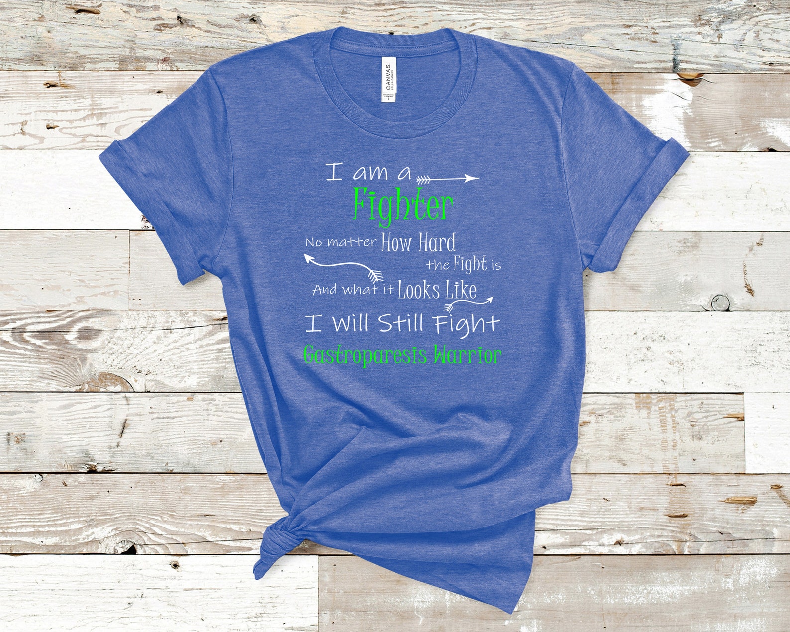Gastroparesis Awareness Tshirt I am a Fighter I will Etsy