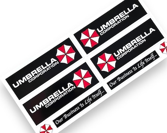 Umbrella Corporation Resident Evil vinyl Stickers